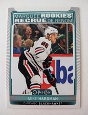 2021-22 O-Pee-Chee Hockey #639 Mike Hardman RC Chicago Blackhawks Left Wing 