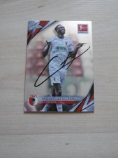 Chrislain Matsima Autogramm signed TC Topps Chrome "FC Augsburg"
