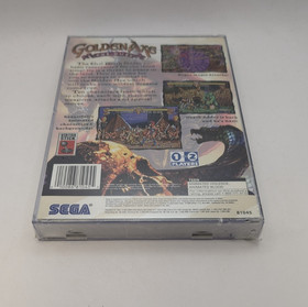 FACTORY SEALED Golden Axe: The Duel (Sega Saturn, 1995) NEW US VER Tears in Seal