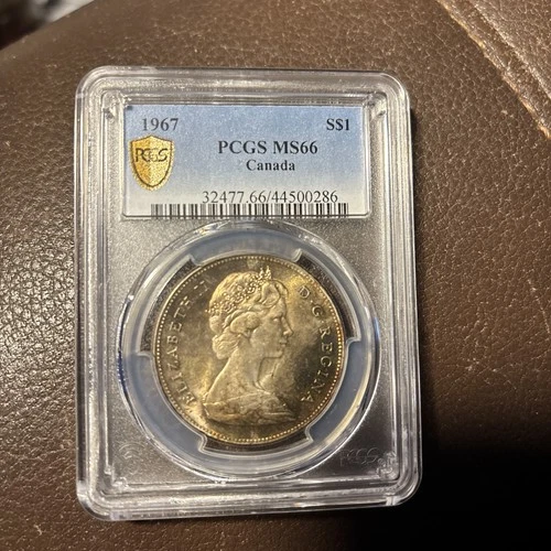 1967 Canada Silver Dollar PCGS MS66