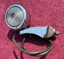 Vintage 1940s Guide B-31 Bullet Style Backup Light Wchrome Bracket Mount