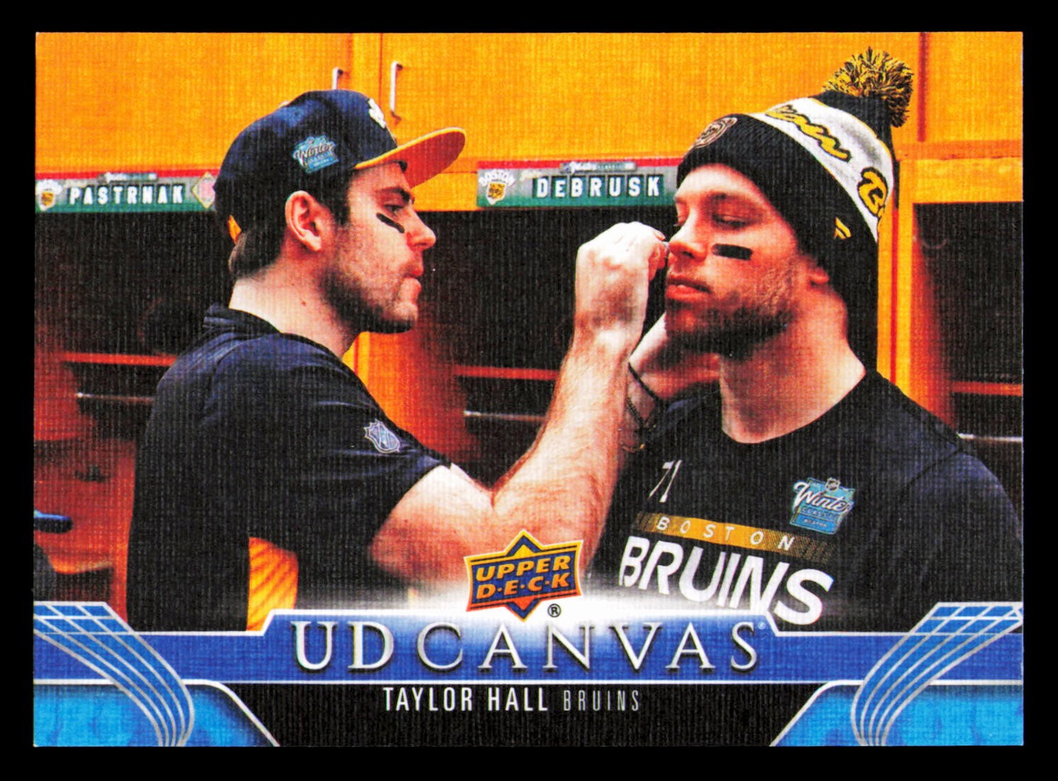 2023-24 Upper Deck #C129 Taylor Hall UD Canvas Boston Bruins