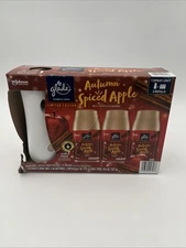 Glade Automatic Spray Air Freshener, 1 Holder + 3 Refills, Autumn Spiced Apple