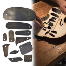 Violin Cello Making Luthier Tools 11PCS Various Function Scrapering Board Cutter