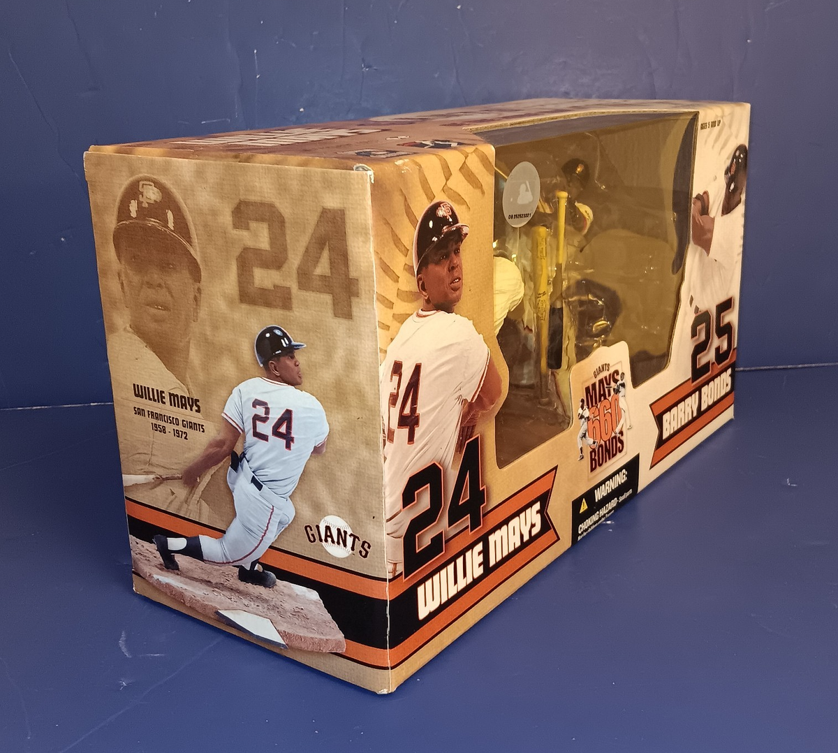 McFarlane Sportspicks Willie Mays and Barry Bonds 660 Giants of