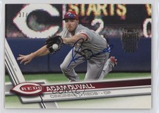2018 Topps 37/49 Adam Duvall (2017 Topps) #17T-128 Auto z7j