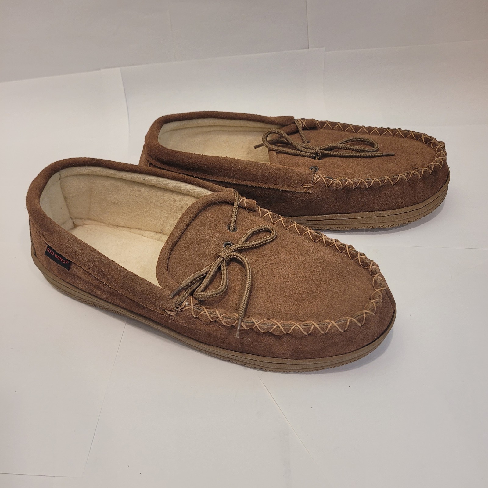 Size 12w Brown Suede Fleece Lined