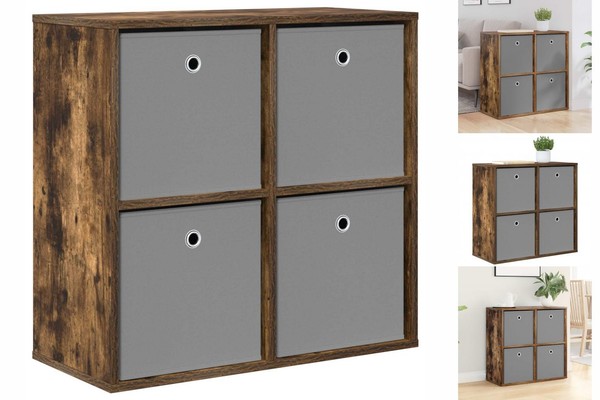 Sideboard Mit Schubladen GeräUcherte Eiche 68,5X32X67 Cm-image