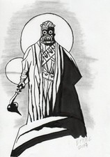 Tusken Raider by Erik Fidel - 5.5 x8.5  _Sand People