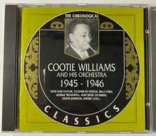 COOTIE WILLIAMS 1945-1946 Eddie Cleanhead Vinson Sam Taylor Bob Merrill CD