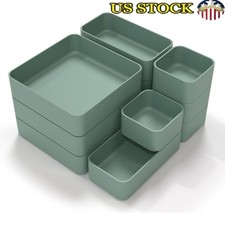Stackable Drawer Organizer 11 Trays Versatile Storage Home Office Makeup Jewelry