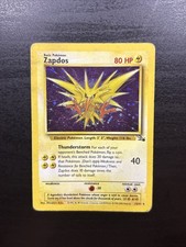 Zapdos 15/62 Corrected Foil - Fossil - MP Holo Pokemon TCG Card on eBay