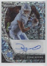 2021 Panini Prizm Draft Picks Circles Dyami Brown #DPA-DYB Auto 0s1o