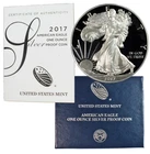 2017-W Silver Eagle Proof in OGP w/COA
