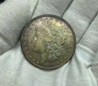 1895 O Morgan Dollar $1 Silver Coin RARE Better Grade VF Album Toned T40
