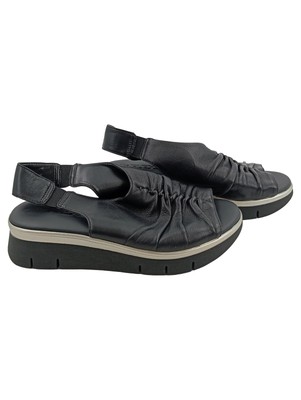 THE FLEXX Damen Sandaletten Gr. 36 Schwarz Komfortabel