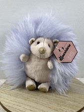 FAO Schwarz 6" Sparklers Lavender Gold Hedgehog Toy Plush Stuffed Animal Lovey