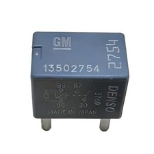 13502754 2754 Automotive Relay 12VDC 30A 4-Pin GM Air Conditioning Fan Relay