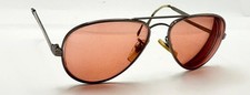 Vintage Cottet Pilot 52 Gunmetal Pilot Metal Sunglasses FRAMES ONLY France