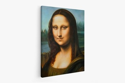 Leonardo da Vinci /Mona Lisa (La Gioconda)  /Canvas Wall Art Picture Print