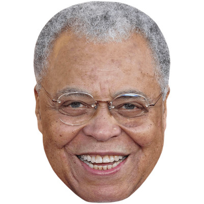James Earl Jones (lacht) Großer Kopf. Größer als das Leben Maske.