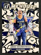 Arike Ogunbowale (Press Proof My House + Net Marvels + Blue Velocity Prizm) +