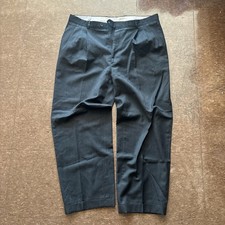 Givenchy Monsieur High Rise Men's Trousers 38W Cuffed Hem Vintage