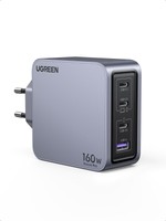 Usb C LadegeräT, Nexode Pro 160W Gan Charger Mini Usb C Netzteil 4-Port Schne...