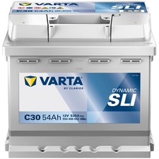Autobatterie 12V 54Ah 530A/EN Varta C30 Dynamic SLI Starterbatterie 554400053