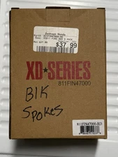 KMC XS811 Black Spoke Insert Fins Set for 14x7 ATV Wheel Rim Accent Trim