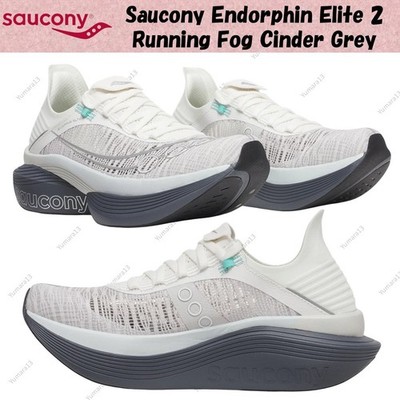 Saucony Endorphin Elite 2 Running Fog Cinder Grey Herren Gr.