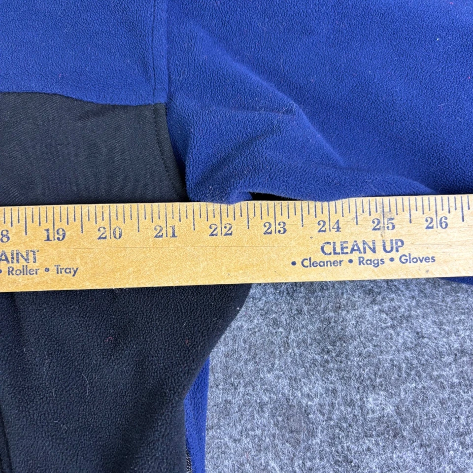 Mountain Hardwear Fleece Jacket Blue Black Windstopper Men's Large Outdoors - Image 3 of 4