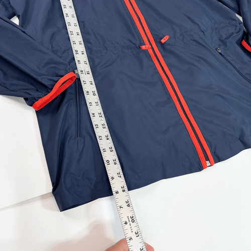 J. Jill Fit Jacket Womens Extra Large Blue & Red Water Repellent Full-Zip - Picture 5 of 9