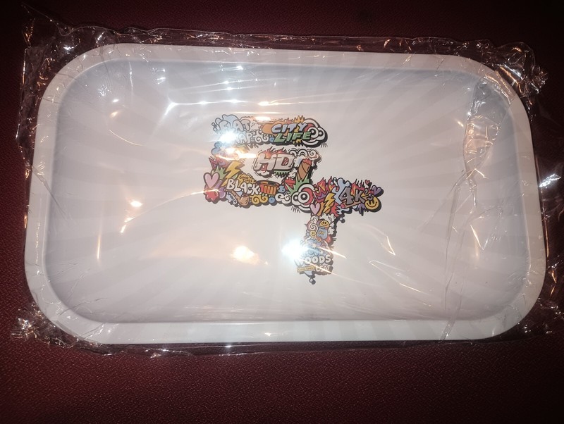 Good Times Tobacco Comic Rolling Tray 4 K's HD City Life New In Plastic 