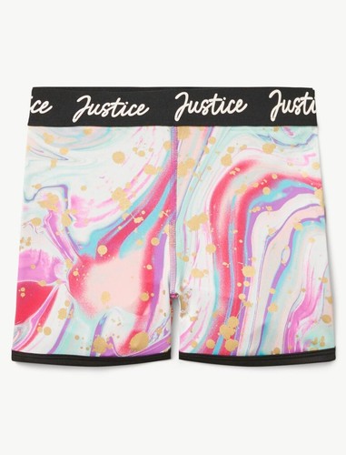New Justice Girls Set Sports Bra And Short Dance And Gymnastics Sizes L 12/14 - Picture 2 of 5