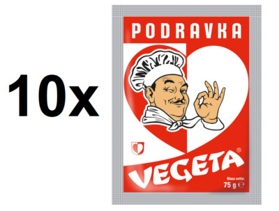 PODRAVKA - VEGETA RED - 10x70G=700G - GOURMET - ALL PURPOSE SEASONING MIX - MEAT