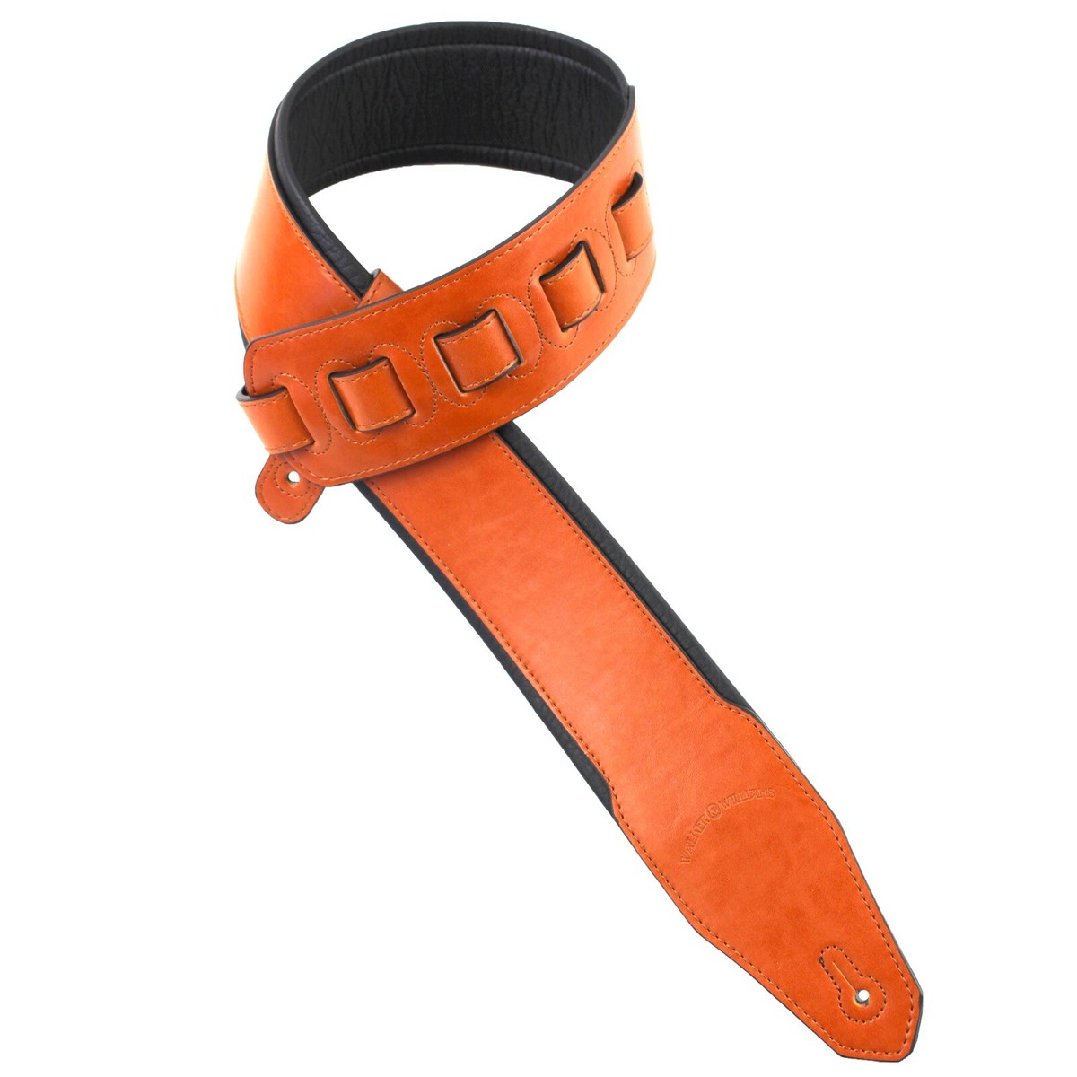 Walker & Williams G-01 Bright Chestnut Padded Guitar Strap Glove