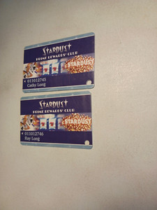STARDUST RESORT & CASINO LAS VEGAS prime rewards player club cards - lot of 2