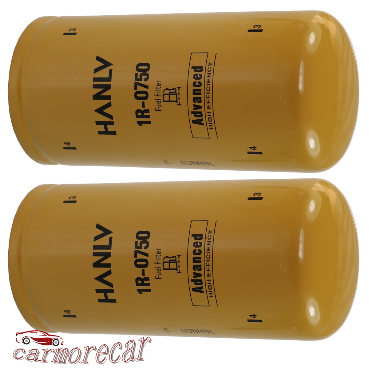 4 Pack NEW CAT FUEL FILTERS 1R-0750 / MADE IN USA / CATERPILLAR OEM