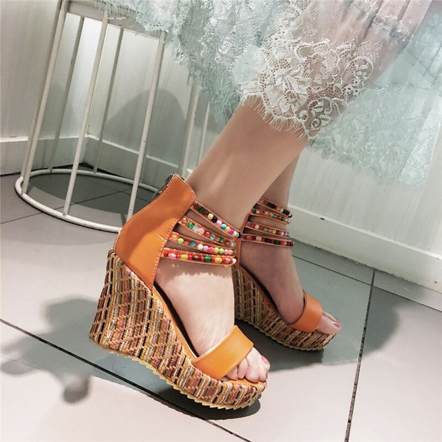 platform wedges ebay
