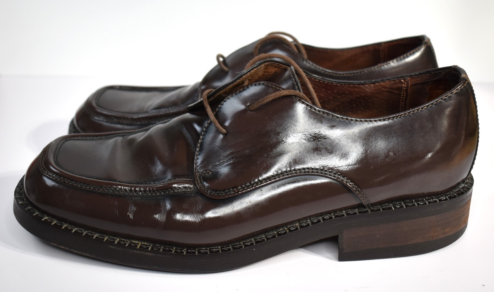 SAOLA Scarpa elegante Kenneth Cole Reaction Square Top davanti pizzo marrone uomo 11M