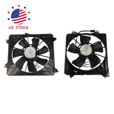 Left+Right Cooling Radiator Fan Assembly New TWO For 2008 2009-2012 Honda Accord
