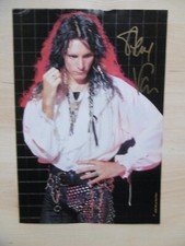 Steve Vai autograph signed A4 magazine image