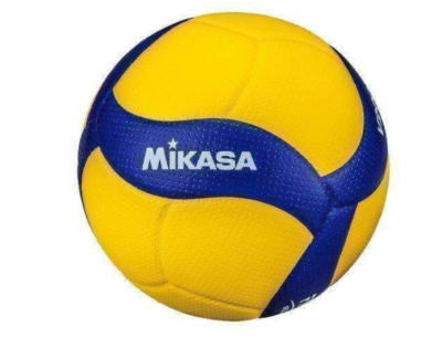 Bola de Vôlei Mikasa Profissional Liga Europeia V200W-CEV Original FIVB Amarela e Verde