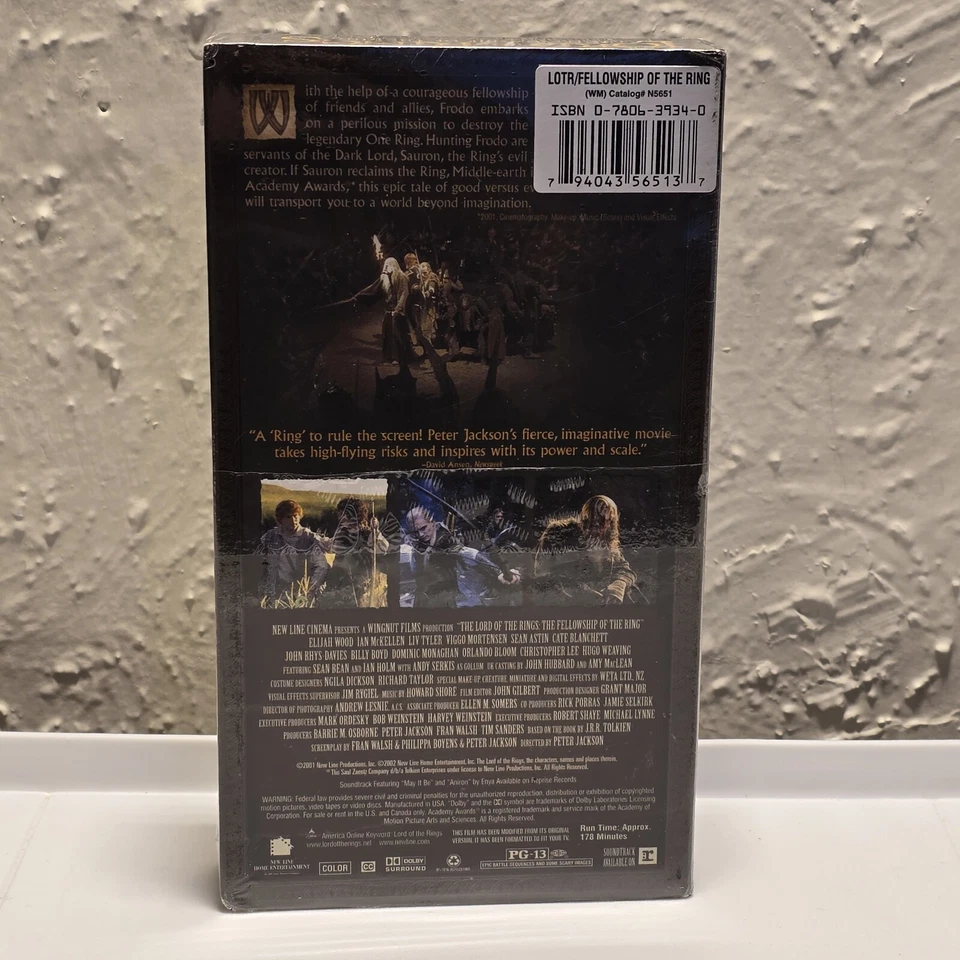 The Lord of the Rings: Fellowship of the Ring 2002 VHS Box Of 50 Tapes Sealed - Image 3 of 4