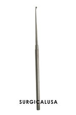 Buck Ear Curette #2 Sharp Angled 2.5mm Fenestrated Tip Surgical Instruments