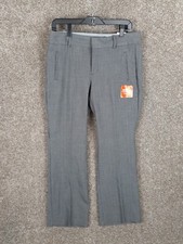 Dockers Truly Slimming Trouser Dress Pant Womens 10P Gray Mid Rise Career Casual