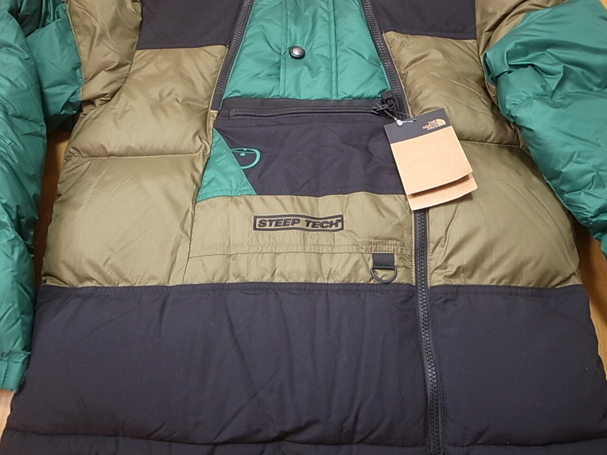 2020 THE NORTH FACE STEEP TECH DOWN JACKET OLIVE GREEN BLACK 2020 THE NORTH FACE STEEP TECH DOWN JACKET OLIVE GREEN BLACK