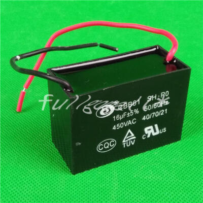 1PCS CEILING FAN CAPACITOR CBB61 16UF 450V NEW