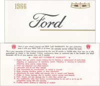 1966 Ford Galaxie Und LTD Bedienungsanleitung Mit Umschlag Benutzerhandbuch